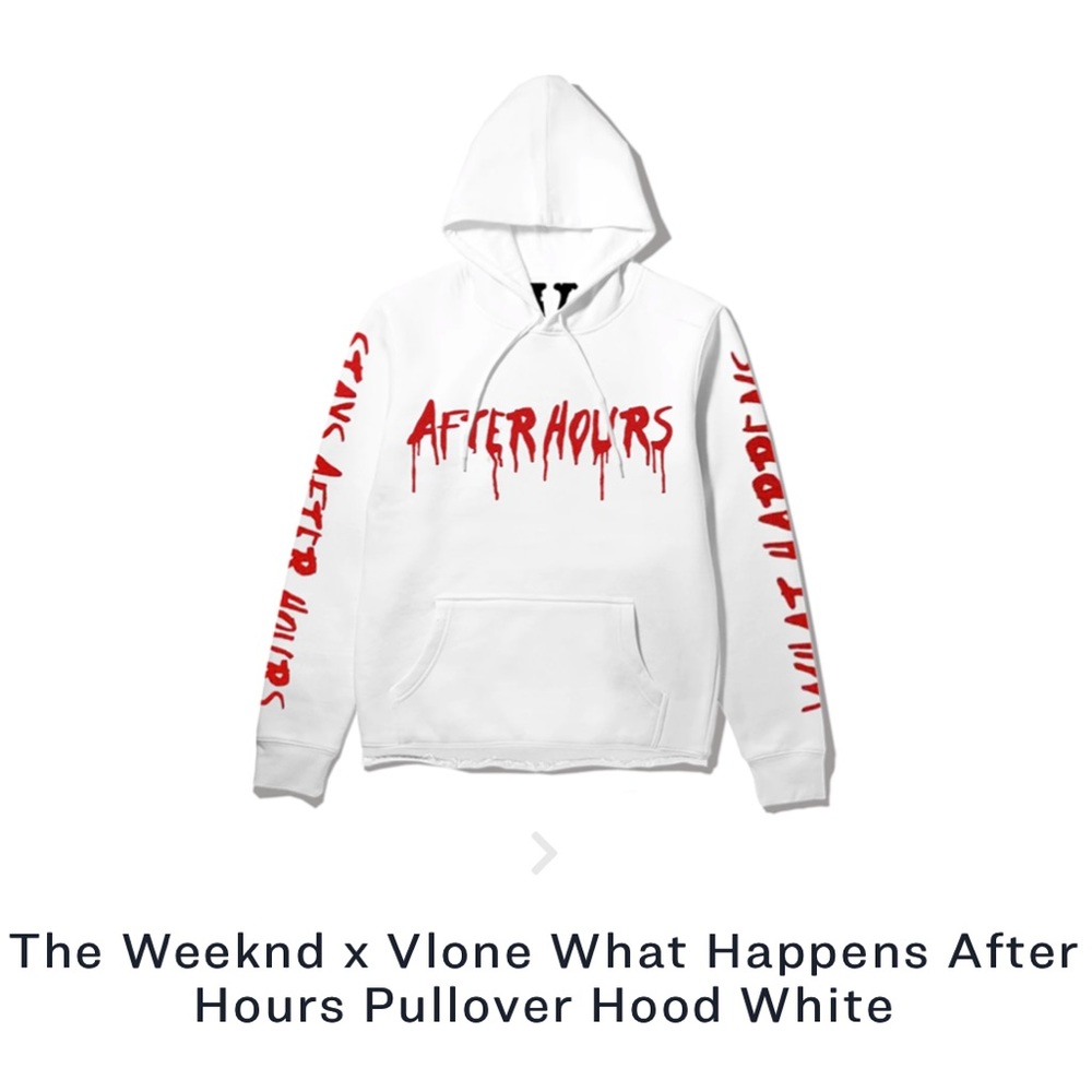 VLONE X The Weeknd “ After Hours” hoodie